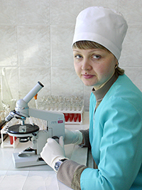 Guba Oksana Dmytrivna - Chief of the Department for Blood Collection and Preservation